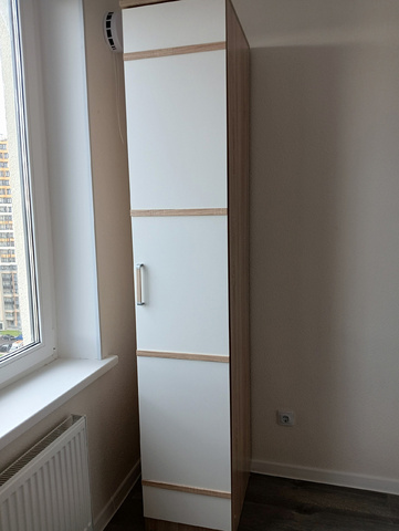 Пенал Сакура дуб сонома / белый