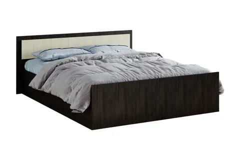 Фиеста кровать 1,6 м LIGHT венге / лоредо с рейками