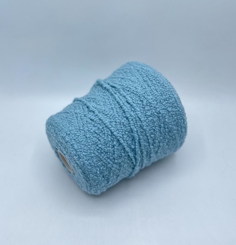 Cariaggi, Boucle merino, 140м/100гр. 90% Меринос, 10% Шелк , цвет-Голубой(196/761/79), 37350