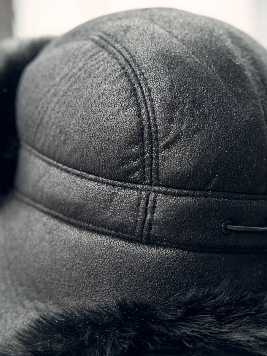 Шапка-ушанка мужская