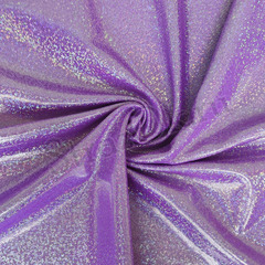 Купить оптом голографический сиреневый бифлекс с радужными блестками в интернет-магазине Strazok.ru