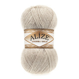 Пряжа Alize Angora Gold 152 бежевый меланж