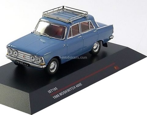 Moskvich-408E (4 head lights) blue-grey 1966 IST105 IST Models 1:43
