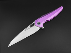 Складной нож Magpie M390 CrystalTi pink