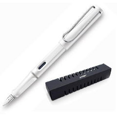 Ручка перьевая Lamy 019 Safari цвет чернил синий цвет корпуса белый (артикул производителя 4000226)