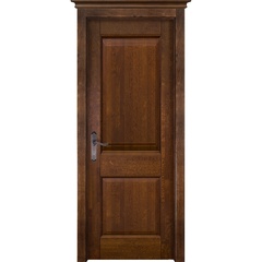 Межкомнатная дверь Элегия массив ольхи античный орех глухая