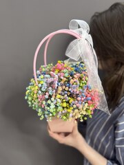 Сумочка с гипсофилой