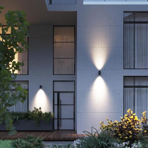 Уличный настенный светодиодный светильник Odeon Light LONG 7142/12WL