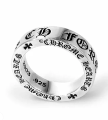 Кольцо FOREVER из серебра 925 пробы в стилистике CHROME HEARTS