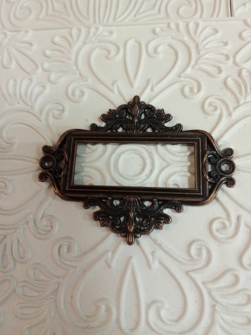 железная металлическая рамка (5,5*4см )