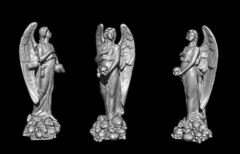 Силиконовый молд Ангел с черепами № 2099