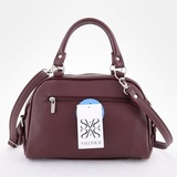 Сумка Саломея 257 гладкий бордо