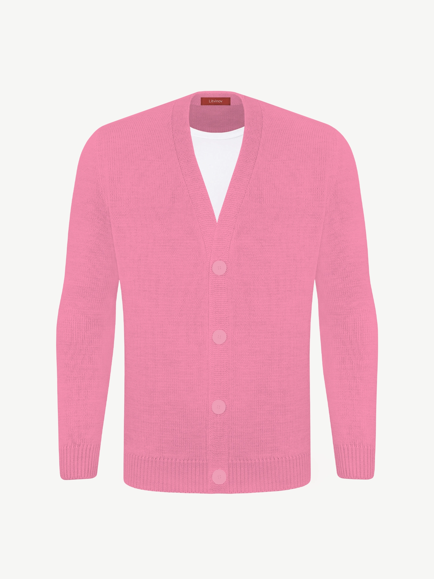 Кардиган с пуговицами из экохлопка