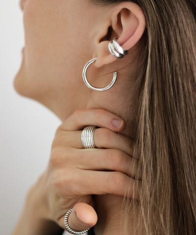 Серьги CONGO silver