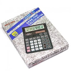 
          Калькулятор Alingar 12 разрядов, 145*190*20 мм, двойное питание, черный, "SDC-885"