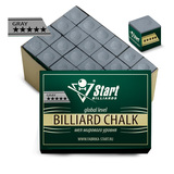 Мел Startbilliards 5 звезд серый (72шт) фото №1