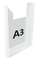 Карман А3 объемный вертикальный под большую пачку журналов