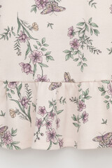 туника  для девочки  КР 302714-1/розовый,полевые бабочки к553