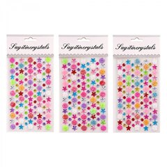 
          Наклейки-стразы Alingar, акриловые, "Цветы и звёзды", пакет с европодвесом