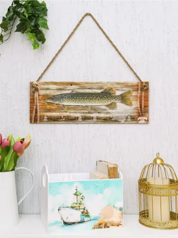 Декор на стену "Щука" 50*17 см