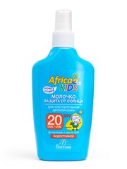 Floresan Солнцезащитная серия AFRICA KIDS Молочко после солнца с экстрактом календулы 200мл