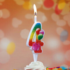 Свеча-цифра тортовая 