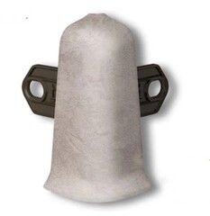 Угол наружный с крепежом для плинтуса 55мм "Деконика", 549 Лофт светло-бежевый