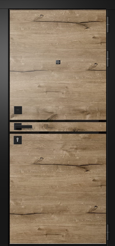 Теплая дверь входная Ретвизан Орфей-607, 2 замка, 1,4 мм металл, (дуб пацифик горизонт+дуб пацифик горизонт) #2