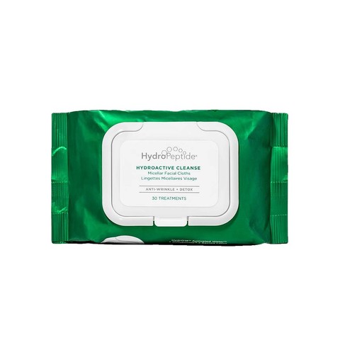 Салфетки очищающие HydroPeptide HYDROACTIVE CLEANSE MICELLAR FACIAL TOWELETTES, 30 шт.