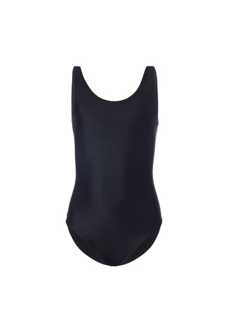 Черный слитный купальник для девочки ALIERA