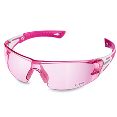 GRINDA GR-7, открытого типа, розовые, защитные очки с двухкомпонентными дужками, PROLine (11059)