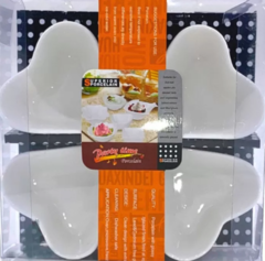 Набор салатниц 4шт. из фарфора