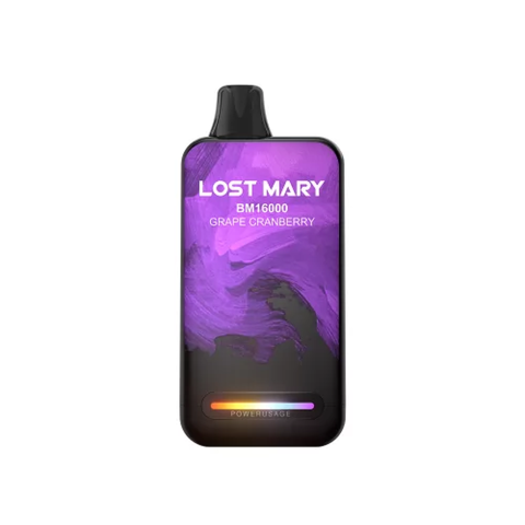 Одноразовый LOST MARY BM16000 - Виноград Клюква до 16000 затяжек