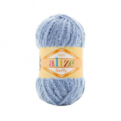 ALIZE "SOFTY" 100% Микрополиэстер, 50 гр., 115 м, Серо-голубой