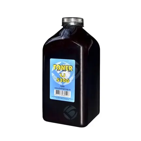 Тонер БУЛАТ HP LJ 5200 (Чёрный, банка 580 г)