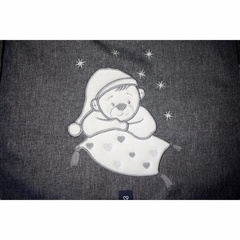 №S77 Exlusive Bear  melange fabric (светло-серый)