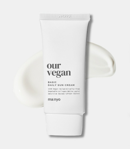 Cолнцезащитный  веганский крем Manyo Factory Our Vegan Sun Cream Basic SPF50+ PA++++ 50 мл