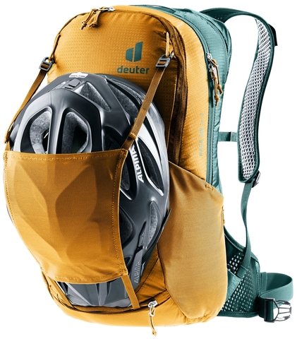 Картинка рюкзак велосипедный Deuter Race Air 14+3 Cinnamon/Deepsea - 6