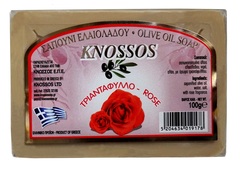 Натуральное оливковое мыло с розой Knossos 100 гр
