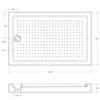 Cezares TRAY-A-AH-15-W TRAY-A-AH-140/90-15-W АКРИЛОВЫЙ ПОДДОН