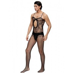 Боди сетка мужская Sexy Black (OS)
