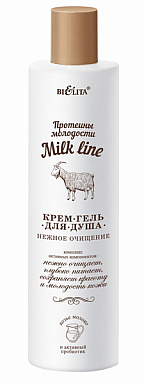 Белита Milk line Протеины молодости Крем-гель для душа 400мл