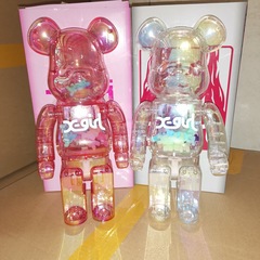 Мишка Bearbrick X-Girl 1000% Rose