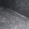 Am.Pm W01SC-U11-090-04BM MasterFlow Трап для душа линейный универс затвор Tile 90см цвет черн мат