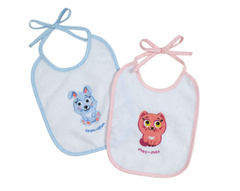 Набор слюнявчиков 2 шт (стандарт)