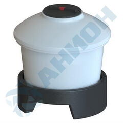 Емкость цилиндрическая 610 л с на подставке с дыхательным клапаном Анион 610 л. вертикальная (1170x1170x1250см;белый) - арт.559489