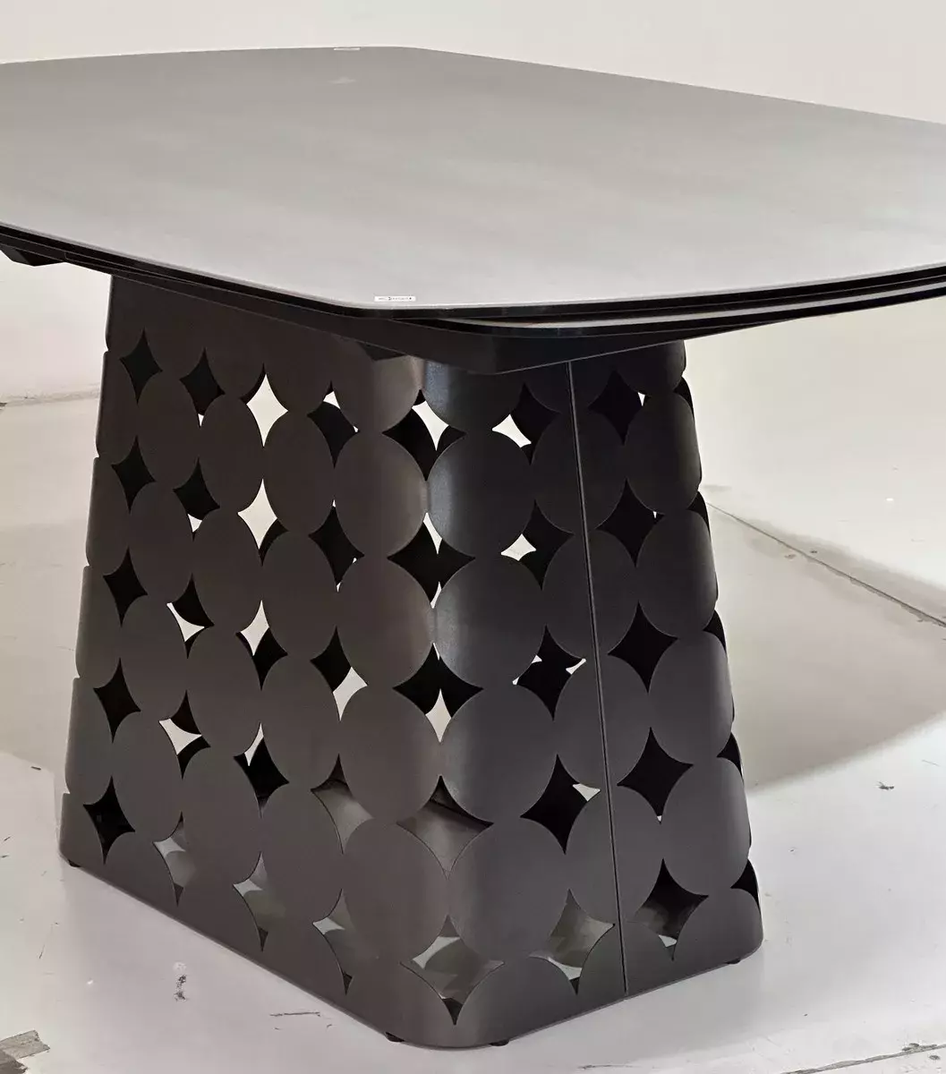 Стол LORENS 150 TL-58 поворотная система раскладки, испанская керамика / Темно-серый, DISAUR