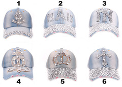 Baseball Jean Caps Women Rhinestone baseball cap - series 3