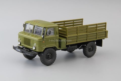 GAZ-66-40 flatbed truck khaki 1:43 DeAgostini Auto Legends USSR Trucks #40