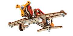 Самолет M-WOOD - деревянный винтовой конструктор, 3D пазл, сборная модель